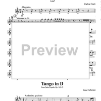 Music for Four, Collection No. 3 - Tangos and More! - Part 2 Flute, Oboe or Violin