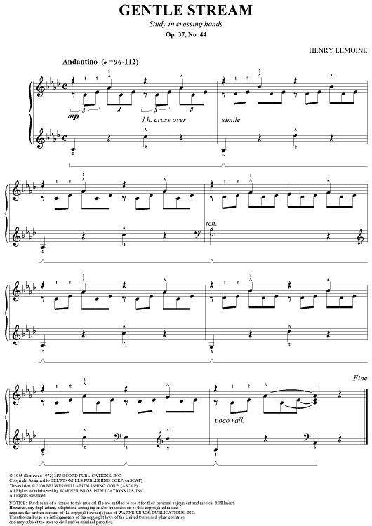 Gentle Stream, Op. 37, No. 44