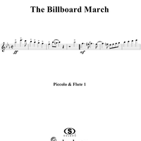 The Billboard March - Flute 1 & Piccolo