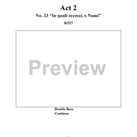 "In quali eccessi, o Numi", No. 23 from "Don Giovanni", Act 2, K527 - Full Score