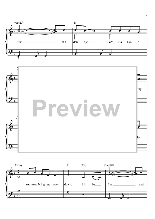 Hard Candy Christmas" Sheet Music by Dolly Parton for Easy Piano