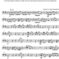 Hallelujah! from Messiah HWV 56 - Bass Trombone