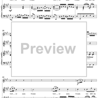 "Gott ist mein Freund", Aria, No. 2 from Cantata No. 139: "Wohl dem, der sich auf seinen Gott" - Piano Score
