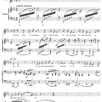 Five Lieder for Low Voice, Op. 105, No. 4, Auf dem Kirchhofe