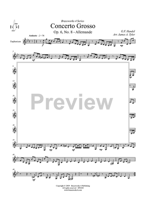 Concerto Grosso, Op. 6, No. 8 - Allemande - Euphonium