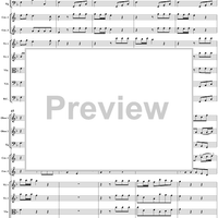 Water Music Suite no. 1 in F major, no. 3: Allegro - Full Score