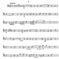 3 pièces sur des chorals de Noël - Trombone 2