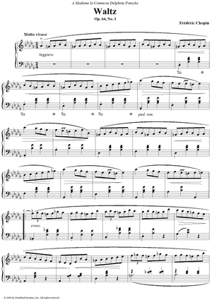 No. 6 in D-flat Major, Op. 64, No. 1: Minute Waltz