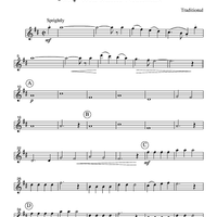 Jolly Old Saint Nicholas - Part 1 Clarinet in Bb