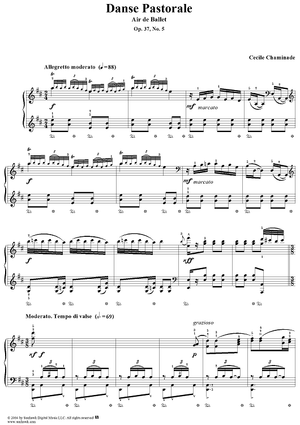 Danse Pastorale, Op. 37, No. 5