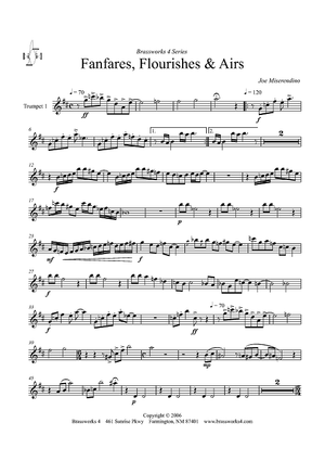 Fanfares, Flourishes & Airs - Trumpet 1