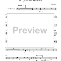 A Hymn for Howard - Bass Trombone