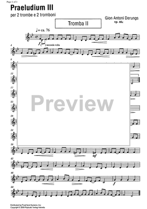 Praeludium III Op.46c - Trumpet 2