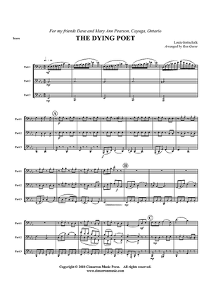 The Dying Poet - Score