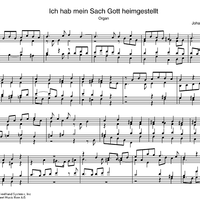 Ich hab mein Sach Gott heimgestellt BWV 1113