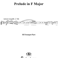 Prelude in F Major - Trumpet