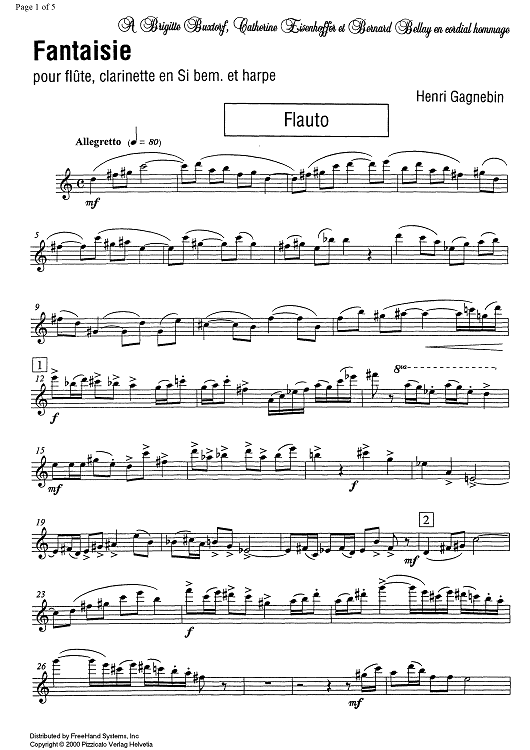 Fantaisie - Flute