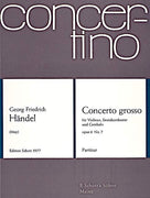 Concerto grosso in B flat major - Score