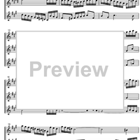 Three Part Sinfonia No.10 BWV 796 G Major - Score