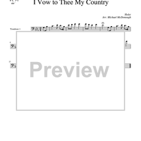 I Vow to Thee My Country - Trombone 1