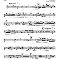 Andantino - From the 3rd movement of "String Quartet No. 1, Op. 10" - Flute