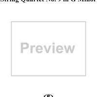 String Quartet No. 9 in G Minor, D173 - Cello