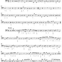 Quartet in E minor - Cello/Bassoon 2