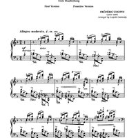 No. 29 - Étude Op. 25, No. 3 (First Version)