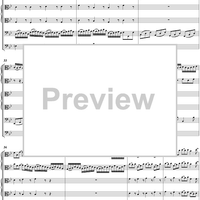 Brandenburg Concerto No. 6: Movement 3 - Score