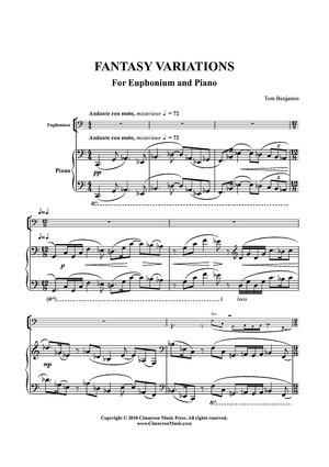 Fantasy Variations - Piano Score