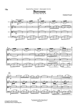 Berceuse - from "Dolly" Suite, Op. 56 - Score