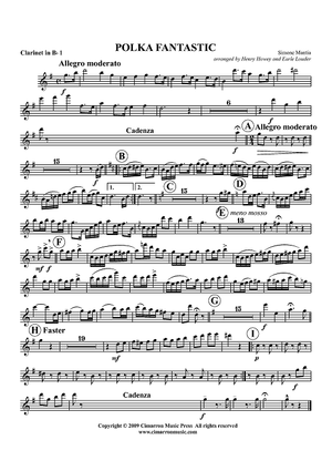 Polka Fantastic - Clarinet 1 in Bb