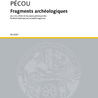 Fragments archéologiques - Score and Parts