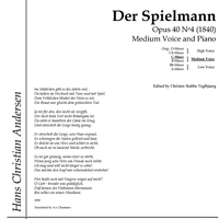 Der Spielmann Op.40 No. 4