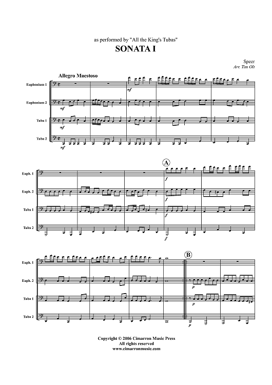 Sonata I - Score