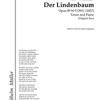 Der Lindenbaum Op.89 No. 5 D911