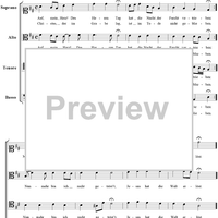 Choral from Cantata no. 145  ("Auf Mein Herz!  Des Herren Tag") - Full Score