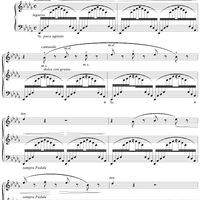 Etude "Un Sospiro", in D-flat Major, No. 3 from "Trois études de concert"