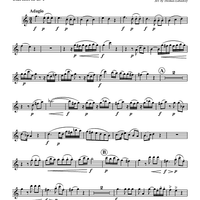 Adagio, K. 411 - Clarinet 1
