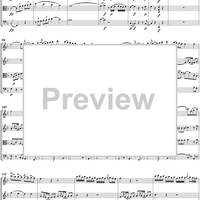 Oboe Quartet, K370, Movement 1 - Score