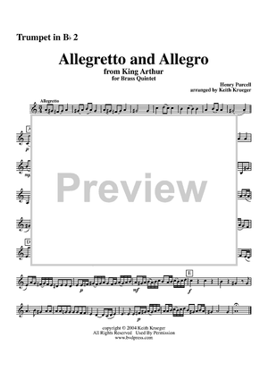 Allegretto and Allegro - Trumpet 2