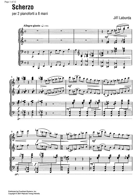 Scherzo - Piano 1