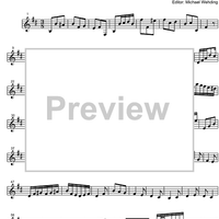 Three Part Sinfonia No.13 BWV 799 a minor - Bass Clarinet