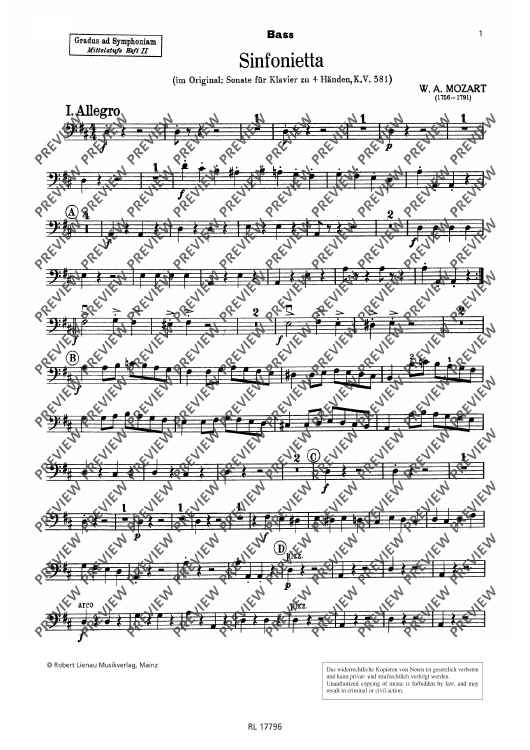 Gradus ad Symphoniam Intermediate level - Double Bass