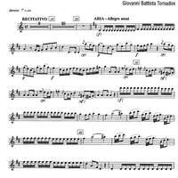 Recitativo ed Aria per la solennità del Natale (Christmas aria) - Violin 1