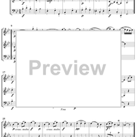 String Trio in B-Flat Major, Op. 1, No. 5 - Score