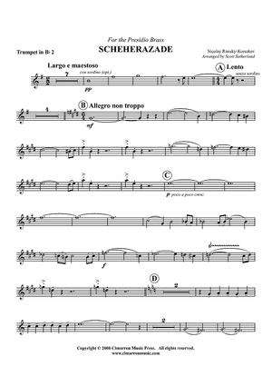 Scheherazade - Trumpet 2 in Bb
