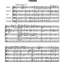 Pavana e Minuetto - Full Score