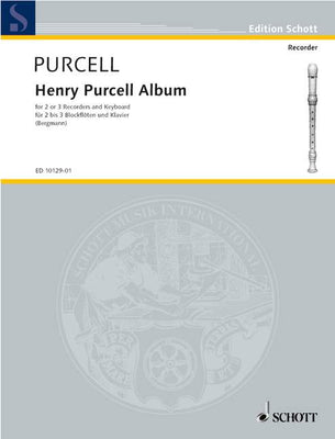 Henry Purcell Album - Descant And Treble Recorder