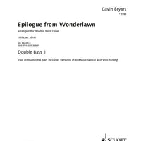 Epilogue from Wonderlawn - Double Bass 1